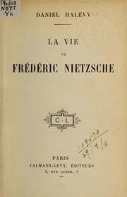 Tapa de La vie de Frédéric Nietzsche