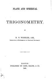 Tapa de Plane and Spherical Trigonometry