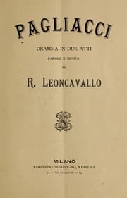 Tapa de Pagliacci