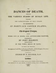 Tapa de The dances of death, through the various stages of human life