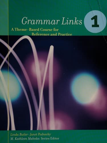 Tapa de Grammar links 1