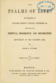 Tapa de The Psalms of life