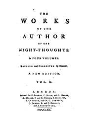 Tapa de The Works of the Author of the Night-thoughts.: In Four Volumes