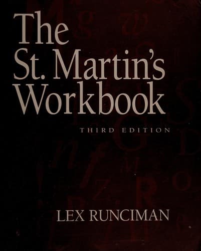 Tapa de The St. Martin's workbook