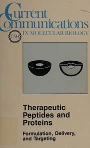Tapa de Therapeutic peptides and proteins