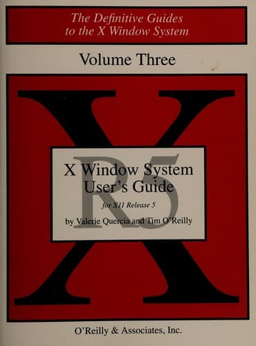 Tapa de X Window System User’s Guide