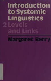 Tapa de Introduction to Systemic Linguistics, 2 Levels and Links