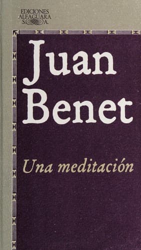 Tapa de Una meditacion