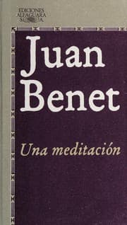 Tapa de Una meditacion