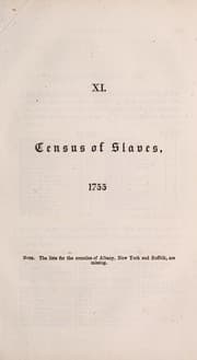 Tapa de Census of slaves, 1755