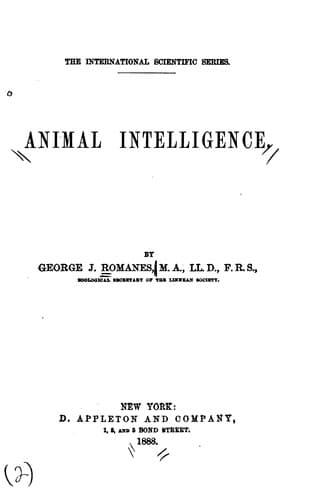 Tapa de Animal Intelligence