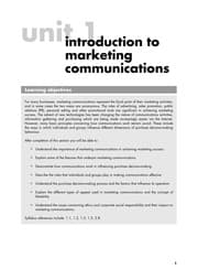 Tapa de Marketing communications, 2006-2007