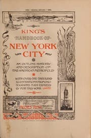 Tapa de King's handbook of New York city