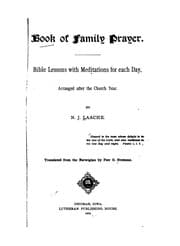 Tapa de Book of family prayer