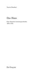 Tapa de Das Haus