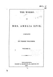 Tapa de The works of Mrs. Amelia Opie