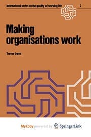 Tapa de Making organisations work
