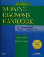 Tapa de Nursing diagnosis handbook