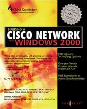 Tapa de Building a Cisco Network for Windows 2000