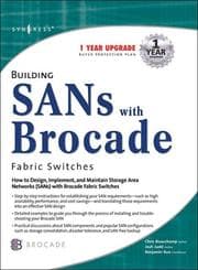 Tapa de Building SANs with brocade fibre channel fabric switches