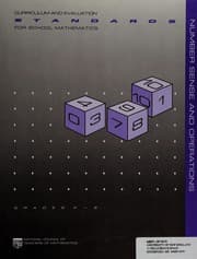 Tapa de Number sense and operations