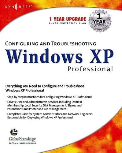Tapa de Configuring and troubleshooting Windows XP Professional