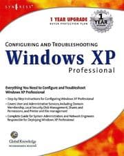 Tapa de Configuring and troubleshooting Windows XP Professional