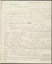 Tapa de [Letter to] Mrs. Chapman, Respected Madam