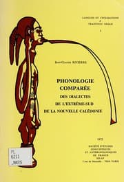 Tapa de Phonologie comparée des dialectes de l'extrême-sud de la Nouvelle Calédonie