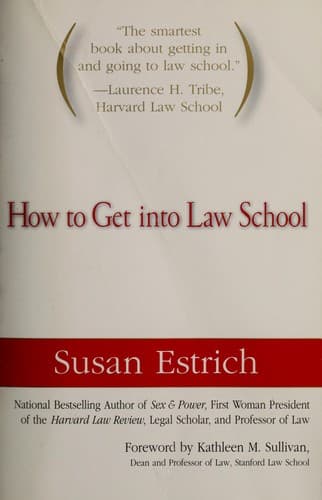 Tapa de How to get into law school