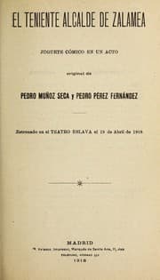 Tapa de El teniente alcalde de Zalamea