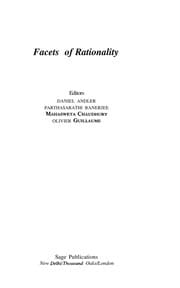 Tapa de Facets of rationality