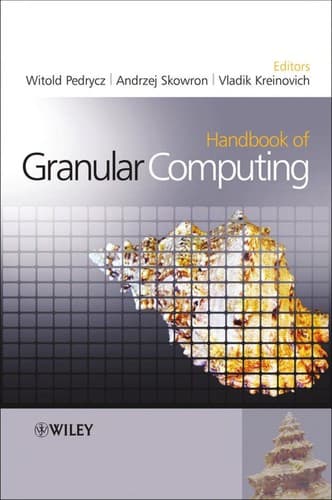 Tapa de Handbook of granular computing