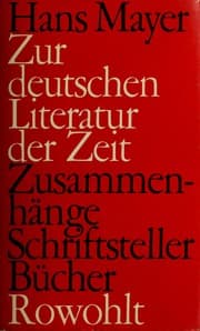 Tapa de Zur deutschen Literatur der Zeit