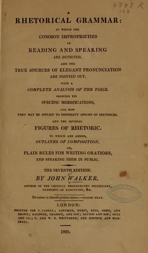 Tapa de A rhetorical grammar