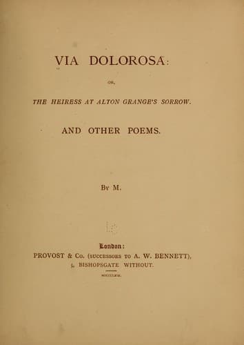 Tapa de Via dolorosa