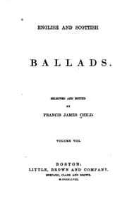 Tapa de English and Scottish Ballads