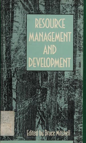 Tapa de Resource management and development