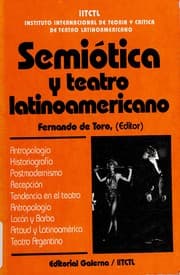 Tapa de Semiótica y teatro latinoamericano