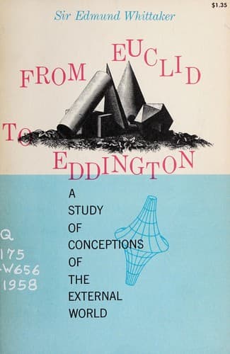 Tapa de From Euclid to Eddington
