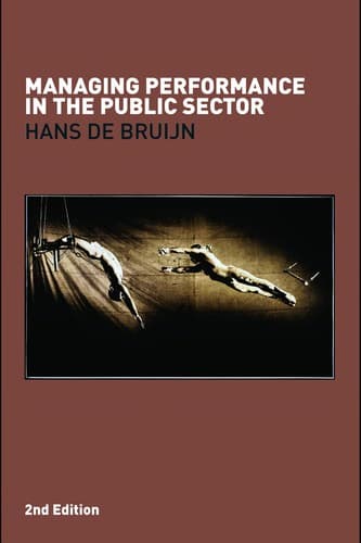 Tapa de Managing performance in the public sector