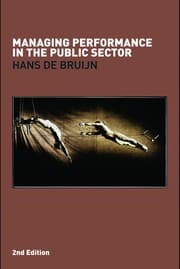 Tapa de Managing performance in the public sector