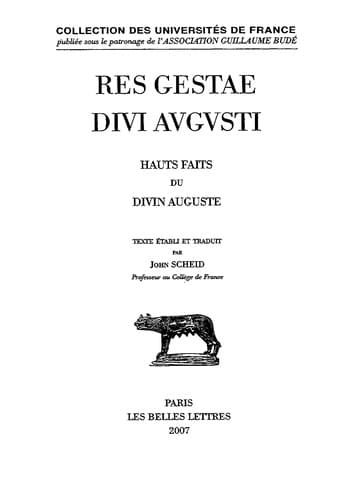 Tapa de Res gestae divi Augusti =