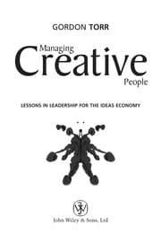 Tapa de Managing creative people