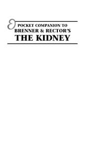 Tapa de Pocket companion to Brenner & Rector's the kidney