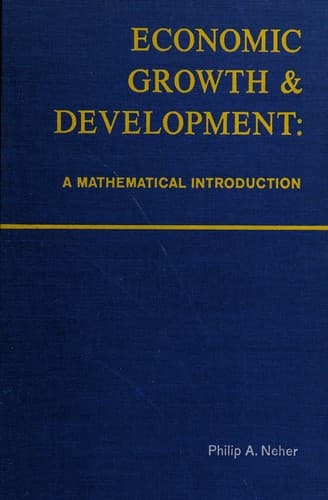 Tapa de Economic growth and development