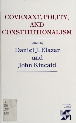 Tapa de Covenant, polity, and constitutionalism
