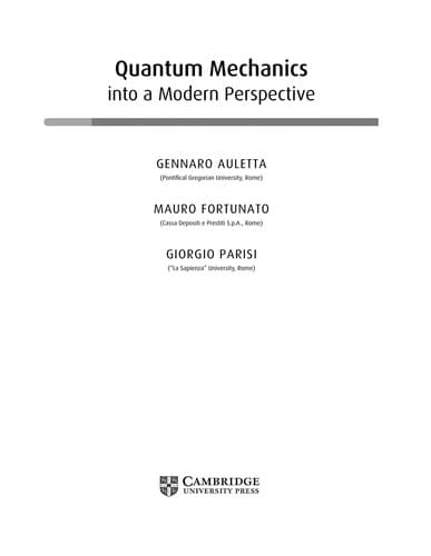 Tapa de Quantum mechanics