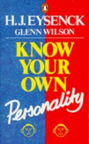 Tapa de Know your own personality