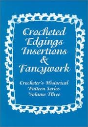 Tapa de Crocheted Edgings, Insertions and Fancywork